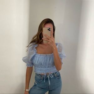 Revolve Majorelle Blouse